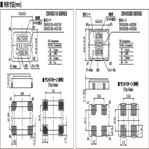 KDS晶振,DSV531SV晶振,DSV532SV晶振,压控晶振