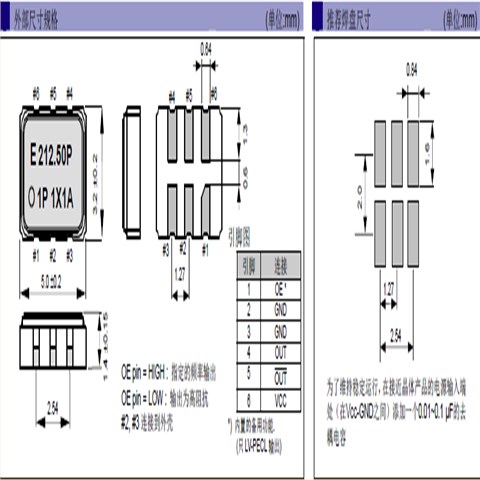 EPSON晶振,EG-2121CB晶振,EG-2102CB晶振,贴片型声表滤波器,EG-2102CB 156.2500M-LGP