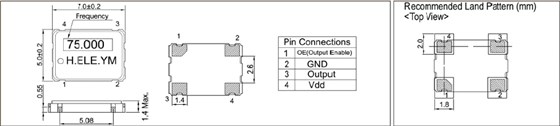 HSO751S 7050 OSC