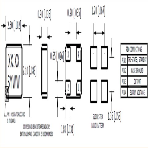 Mmdcomp晶振,普通有源晶振,MXC进口振荡器