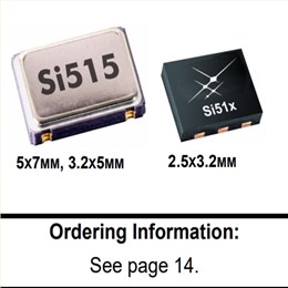 Skyworks低功耗振荡器Si515,6G交换机晶振,515CDA8M00000AAGR