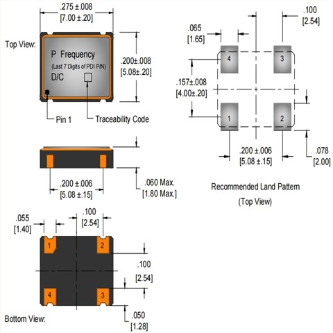 OC7-T-24000X-C-C-D-3-R-X,7050mm,24MHZ,Wi2wi振荡器