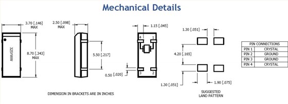 MMC-463F-32.768kHz-T尺寸