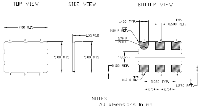 8N3D085 7050 LVPECL