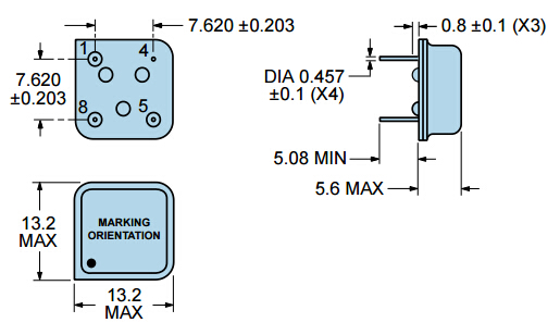 EH1300HSTS-84.000M 13.2_13.2 XO