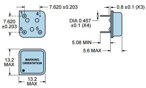 EH1345HSTTS-25.000M 13.2_13.2 XO