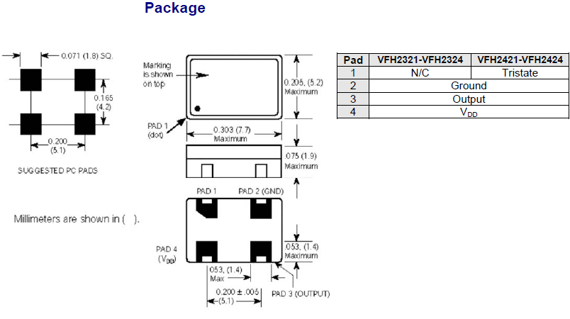 VFH2321 7050 OSC