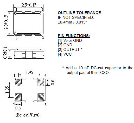 RTV-2520 VCTCXO