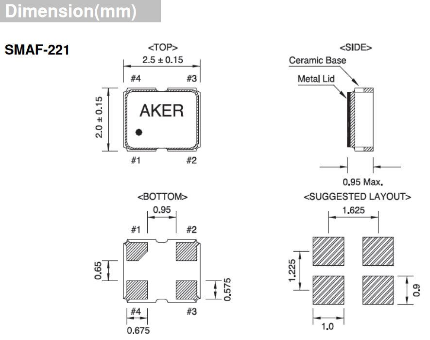 SMAF-221 2520 OSC