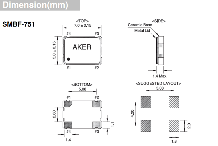 SMBF-751 7050 OSC