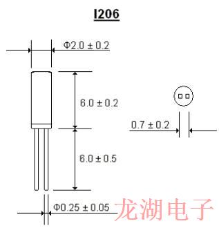 ITTI高性能晶振,I206数码相机晶振,I206-32.768KHz-12.5晶振