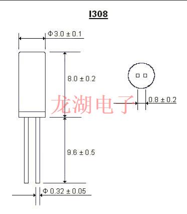 美国ITTI晶振,I308石英插件晶振,I308-32.768KHz-12.5晶振